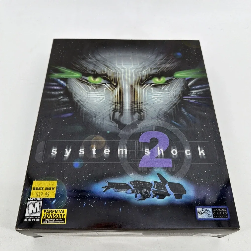 System Shock 2 Big Box (PC, 1999) Very Good Condition Original Release Cover